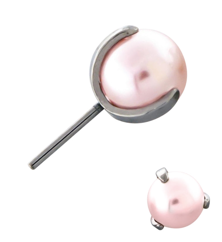 Pink Pearl Claw Titanium Threadless Top
