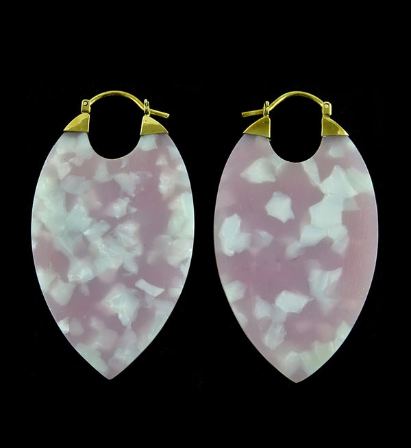 14G Ovate Pink Fructose Acetate Hangers