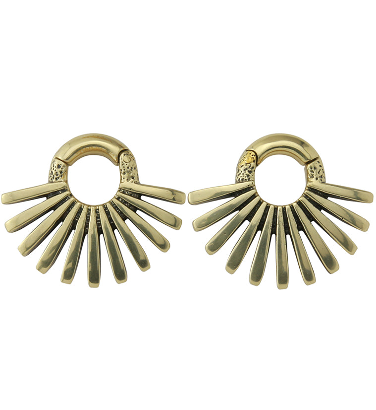Pinna Brass Hinged Ear Weights