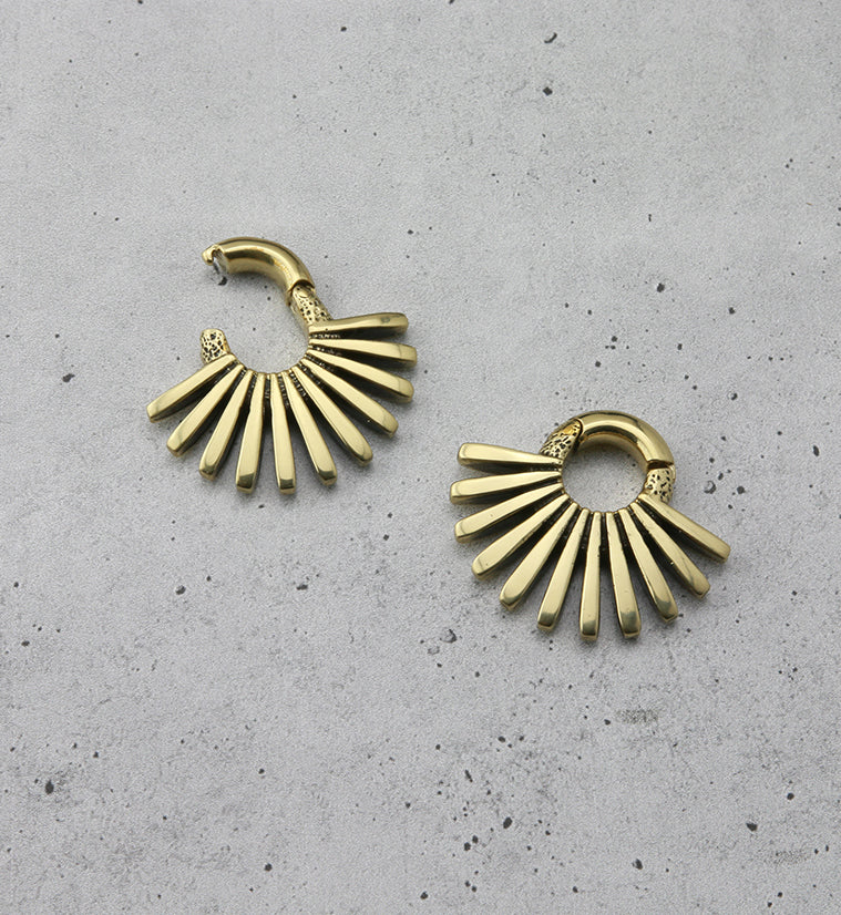 Pinna Brass Hinged Ear Weights