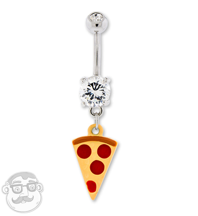 Pizza Slice Belly Button Ring