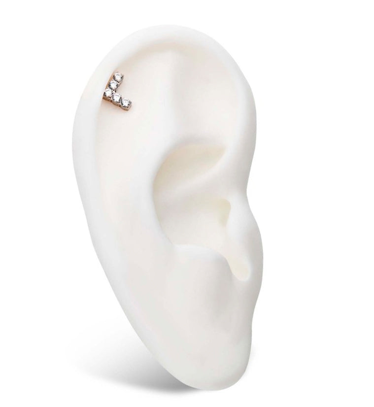 Point CZ Threadless Titanium Top