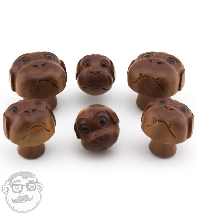 Puppy Dog Wooden Plugs