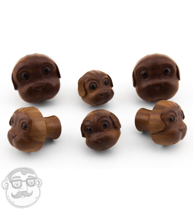 Puppy Dog Wooden Plugs