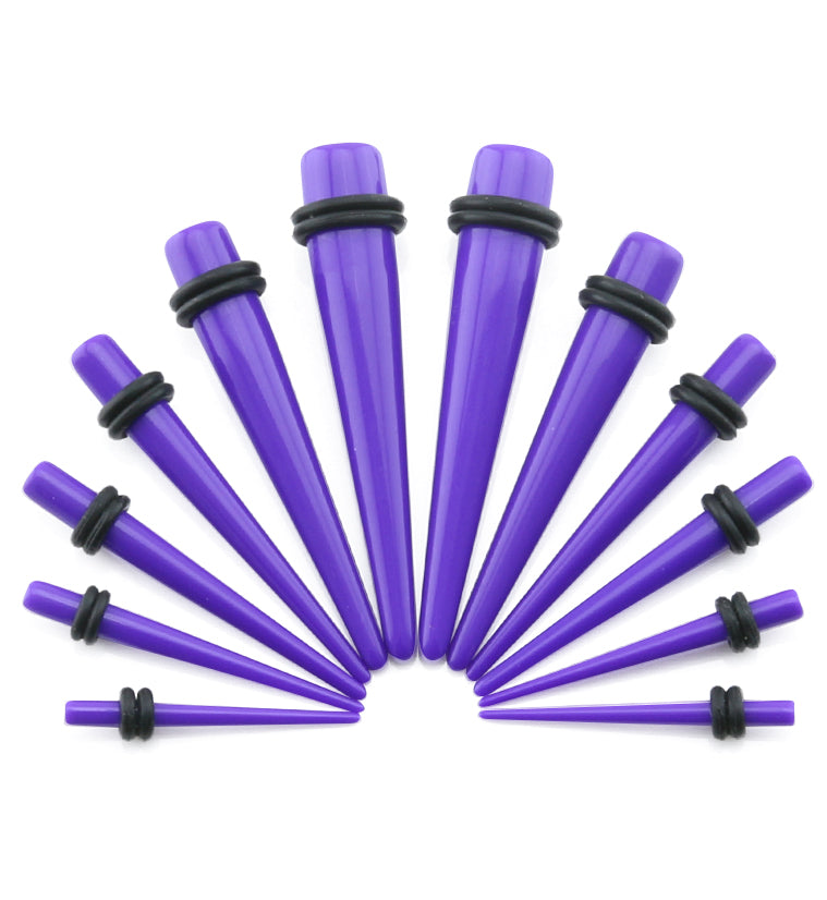 Acrylic Purple Taper