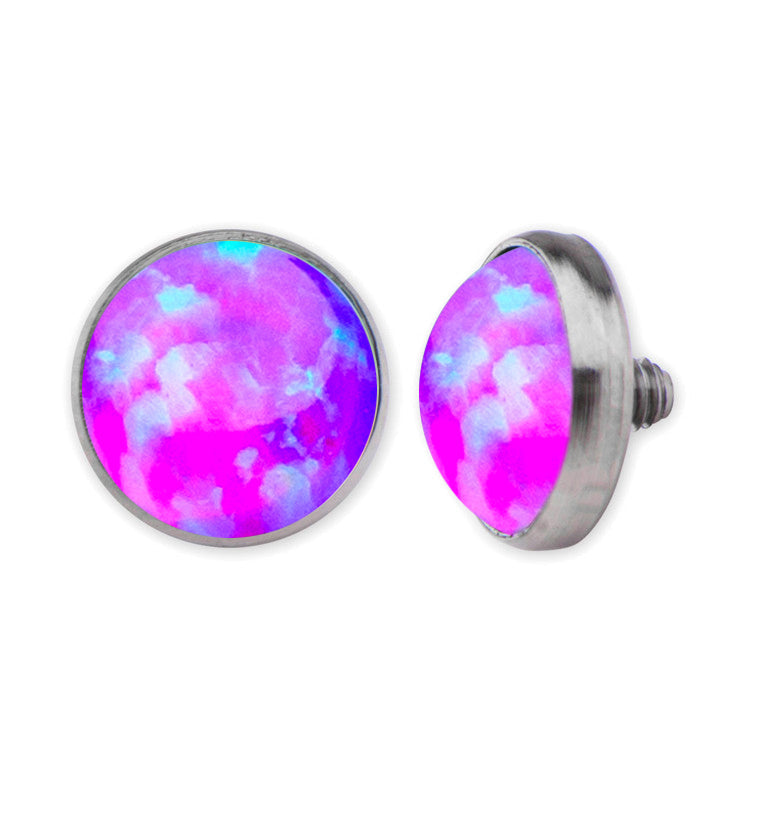 Purple Opal Titanium Bezel End