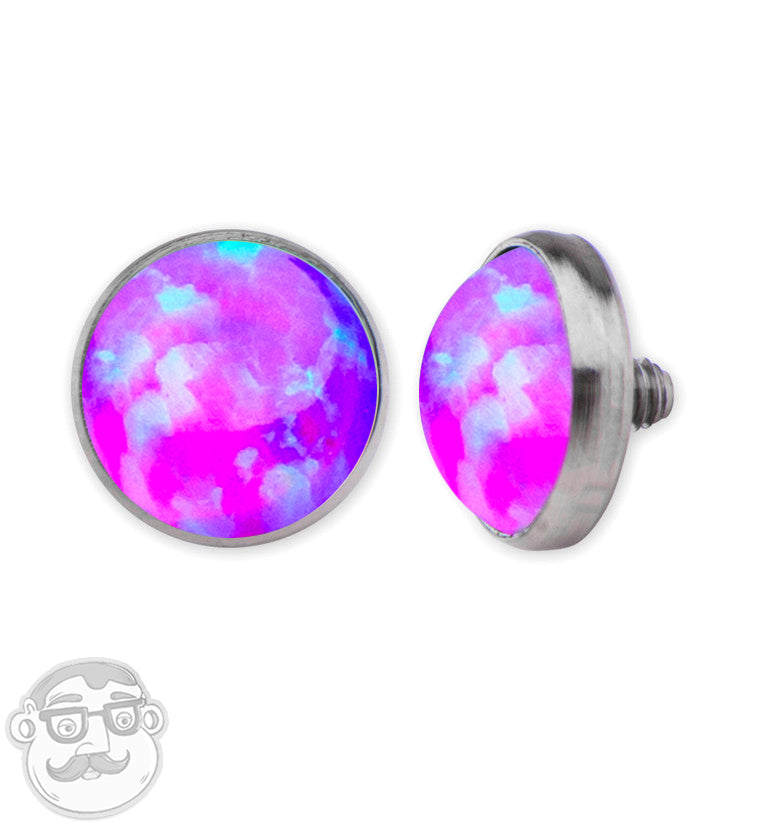 Purple Opal Titanium Bezel End