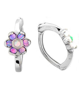 16G Purple Opal Flower Rook Clicker