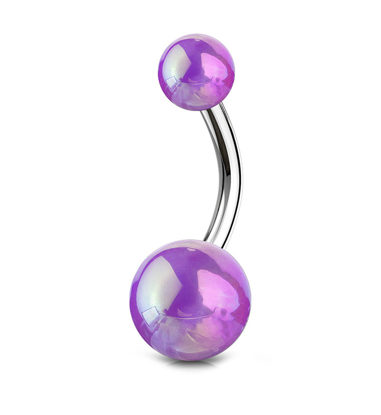 Purple Ory Belly Button Ring