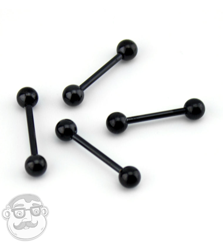 PVD Black Stainless Steel Barbell