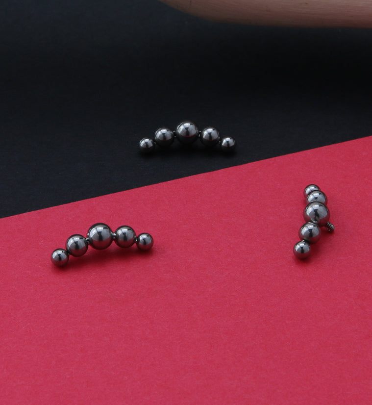 Quad Cluster Titanium Internally Threaded Top