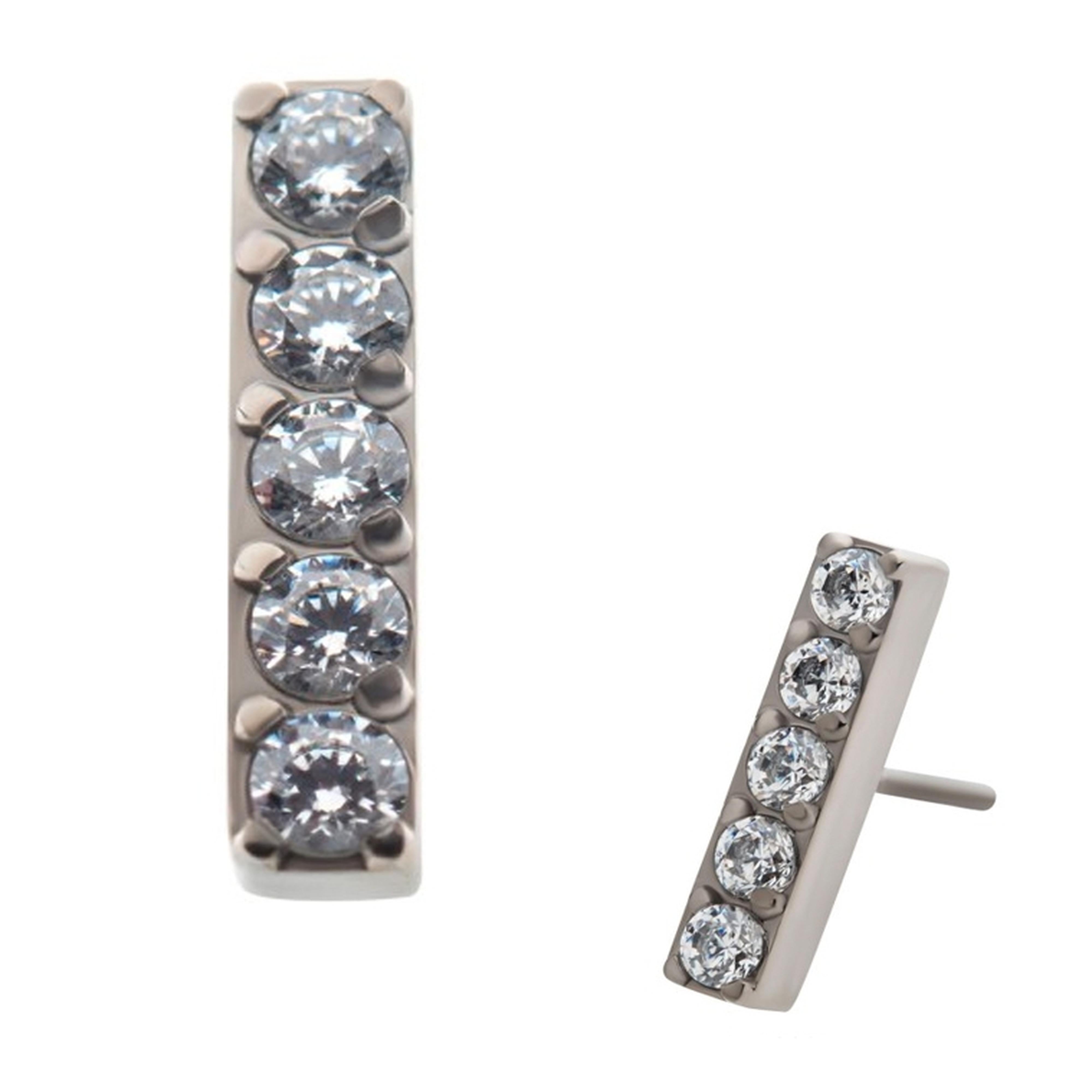 Rack CZ Bar Titanium Top