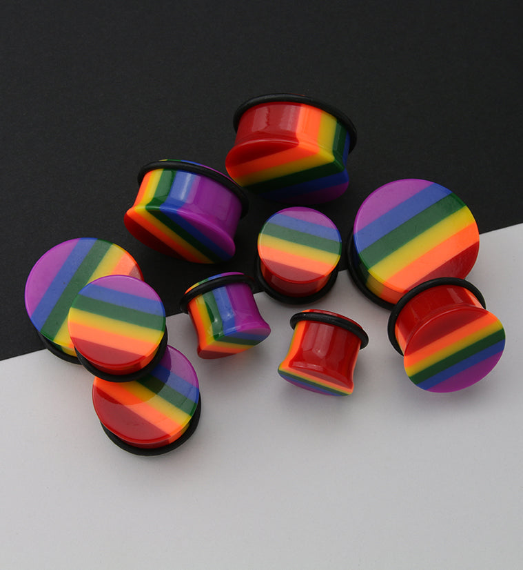 Single Flare Rainbow Plugs