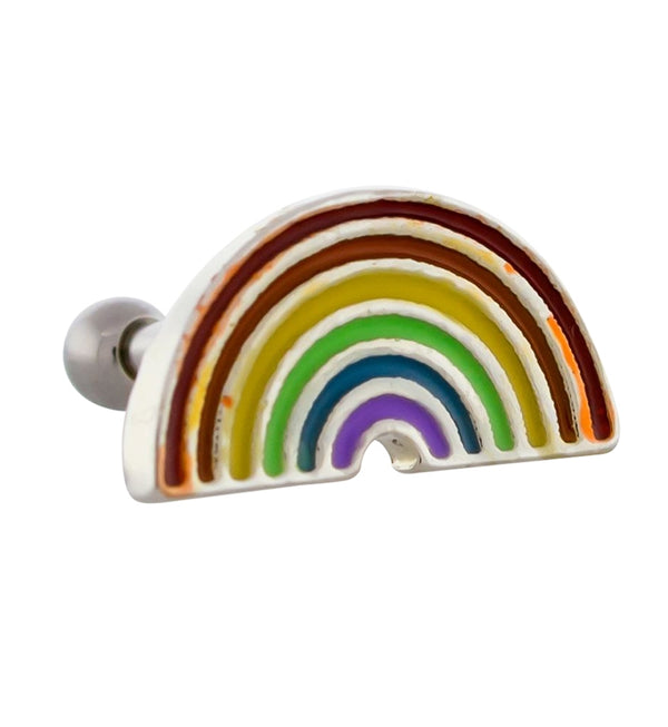 Rainbow Prism Cartilage Barbell