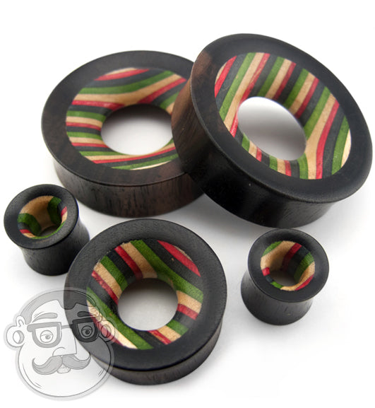 Rasta Skateboard Deck Tunnel Plugs