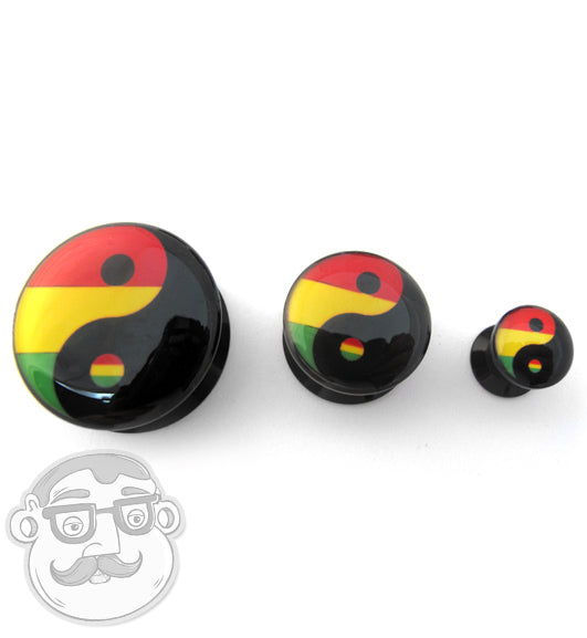 Rasta Yin Yang Gauges