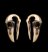 Raven Copper Brass Ear Weights