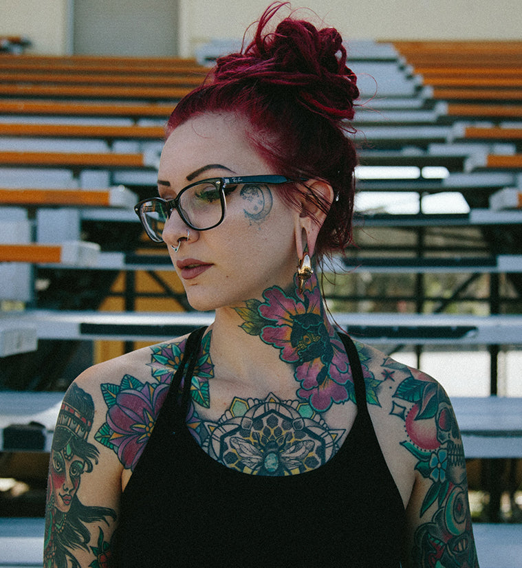 Raven Copper Brass Ear Weights