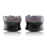 Raw Amethyst Plugs 17mm