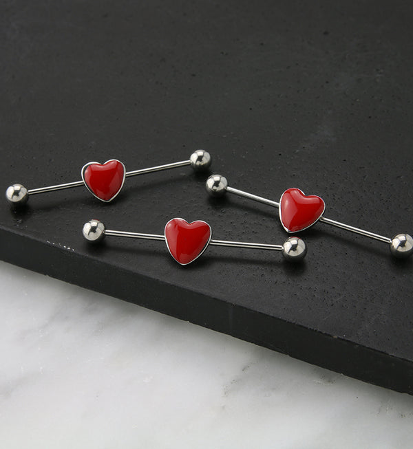 Red Heart Industrial Barbell