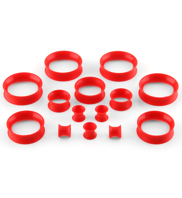 Kaos Red Silicone Skin Eyelets