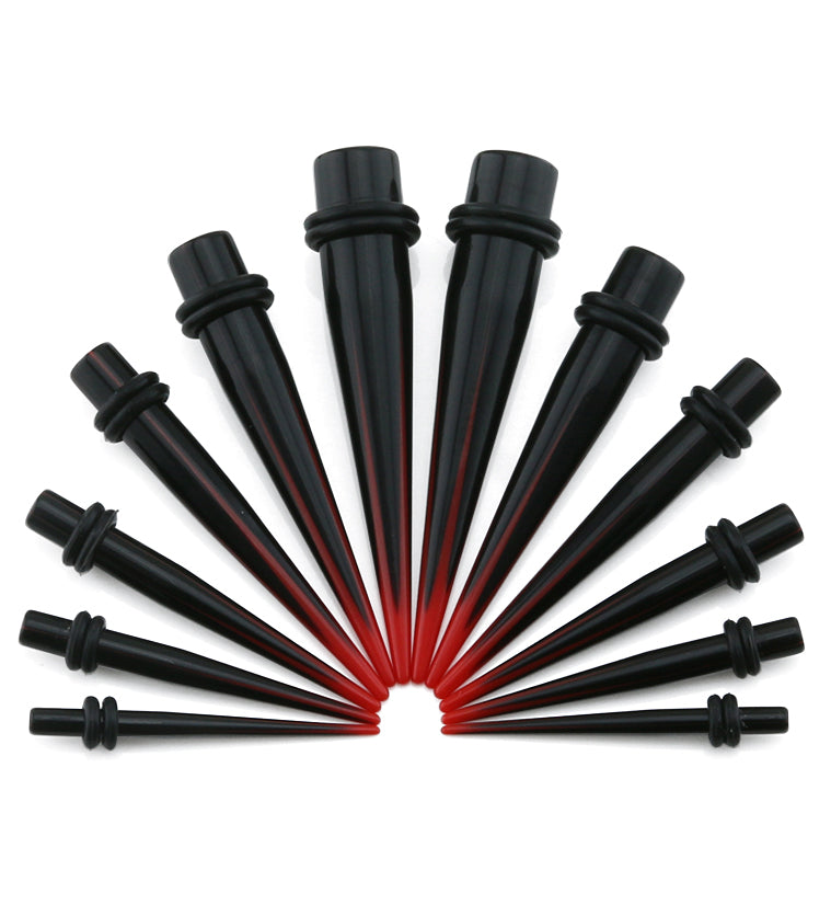 Black & Red Star Taper
