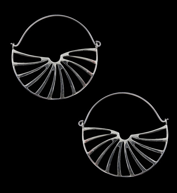Silver Relic Titanium Hangers / Earrings