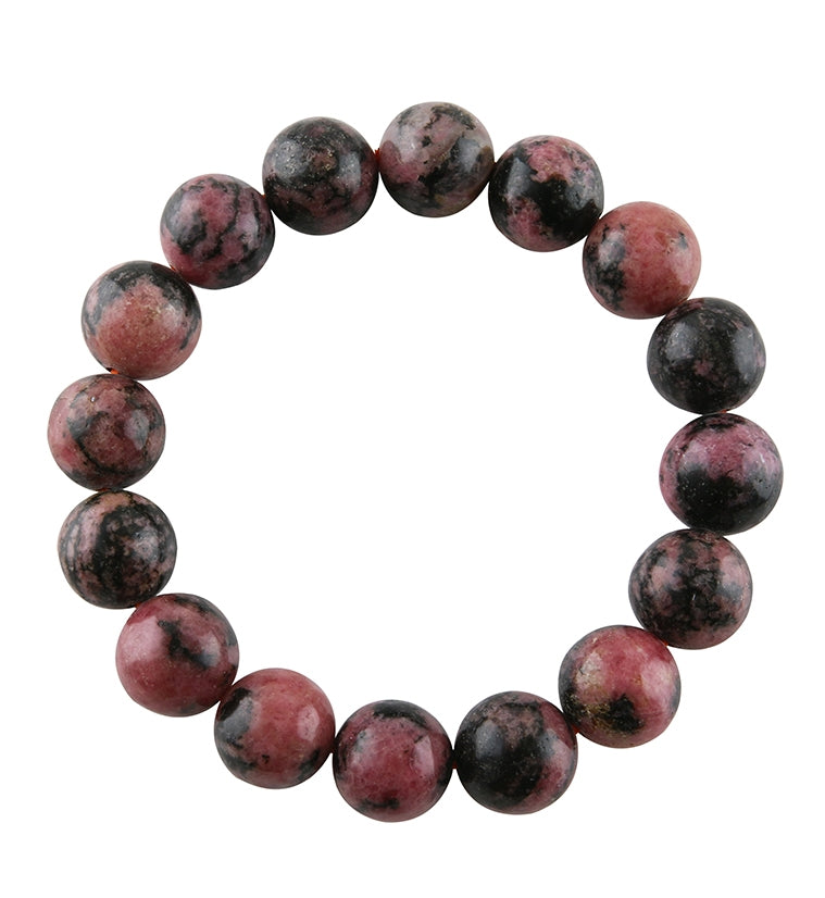 Rhodonite stone Stone Bracelet