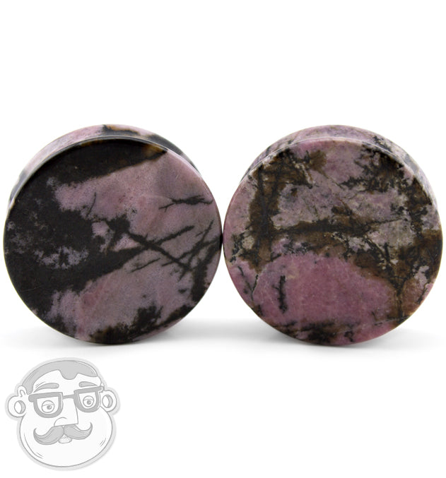 Rhodonite Stone Plugs