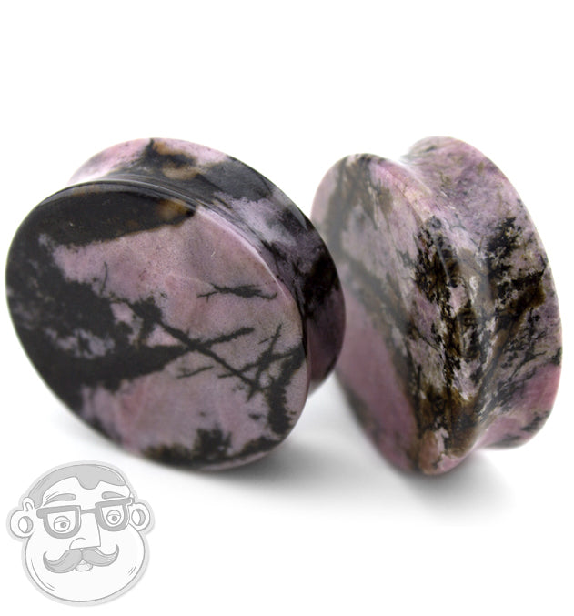 Rhodonite Stone Plugs