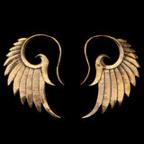 18G Rose Gold Angel Wing Brass Hangers