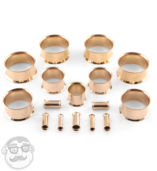Rose Gold Tunnels Plugs