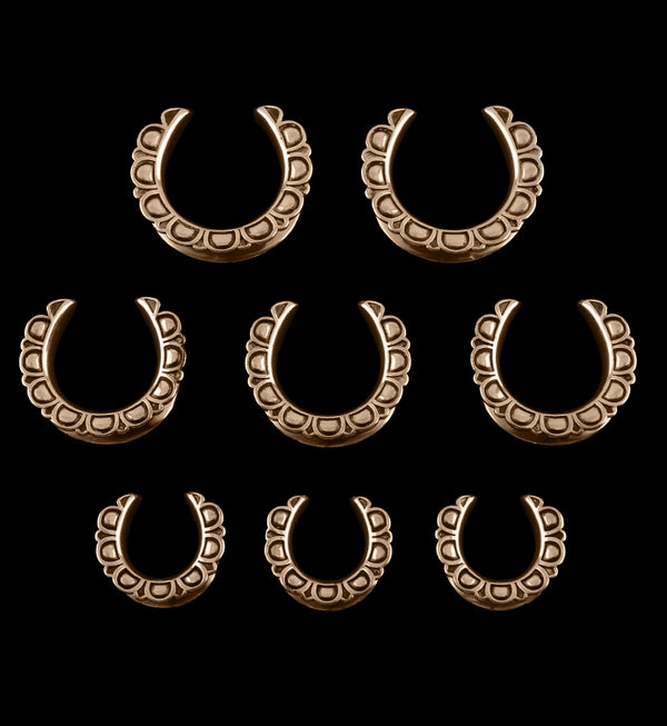 Rose Gold PVD Petal Saddles