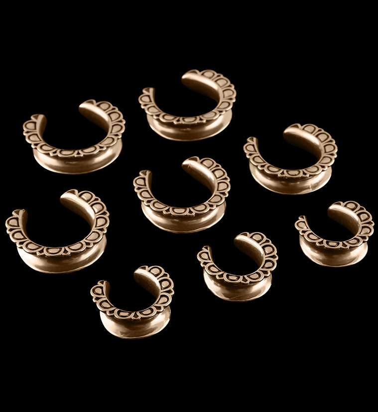 Rose Gold PVD Petal Saddles