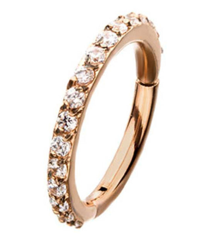 Rose Gold PVD Royal Hinged Segment Ring
