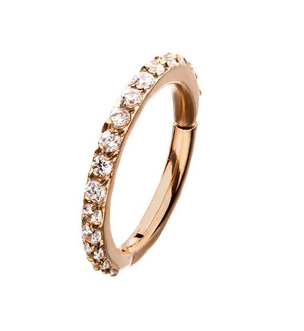 Rose Gold PVD Royal Hinged Segment Ring