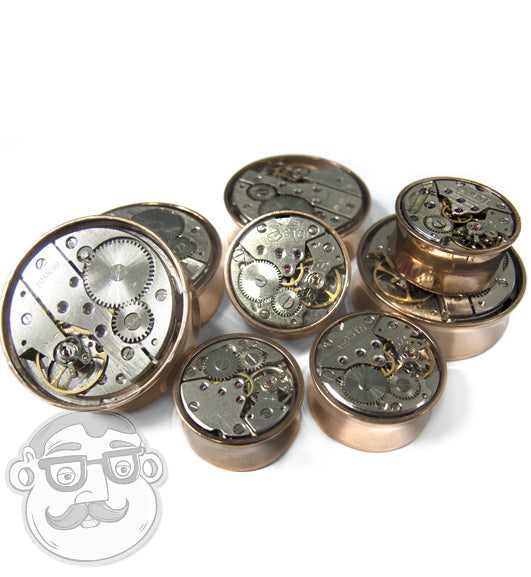 Steampunk Gear Plugs