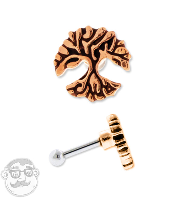 16G Tree of Life Tragus / Cartilage Barbell