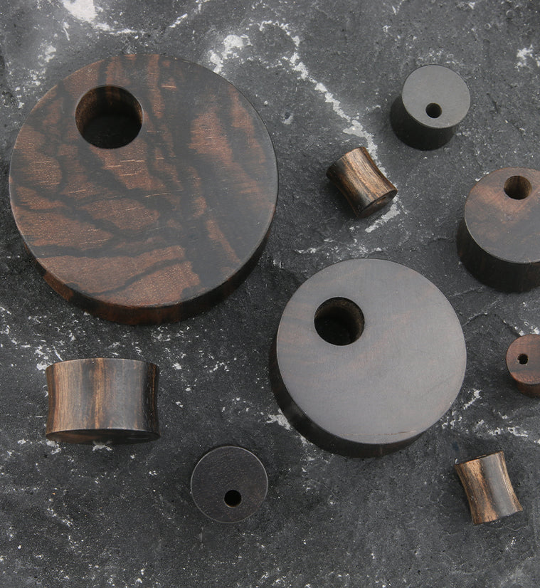 Round Void Areng Wood Plugs