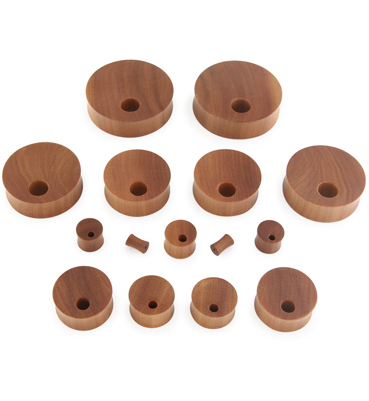 Round Void Saba Wood Plugs