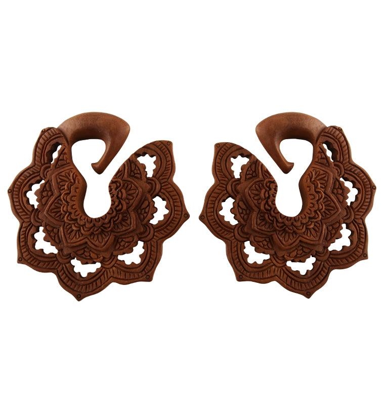 Mandala Saba Wooden Ear Weights