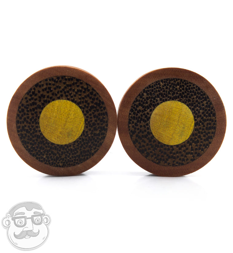 Saba Wooden Plugs with Double Wood Inlay
