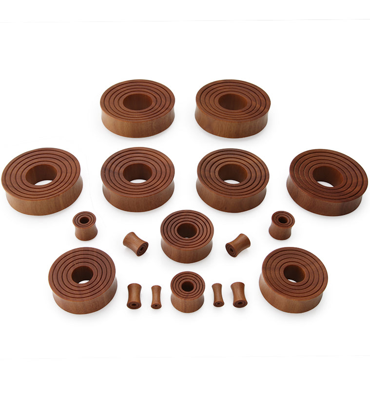 Saba Wood Ring Tunnels