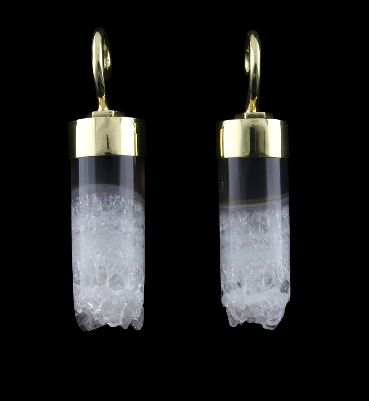 Scantily Amethyst Stone Ear Weights