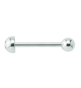 Screw Dome Top Stainless Steel Barbell