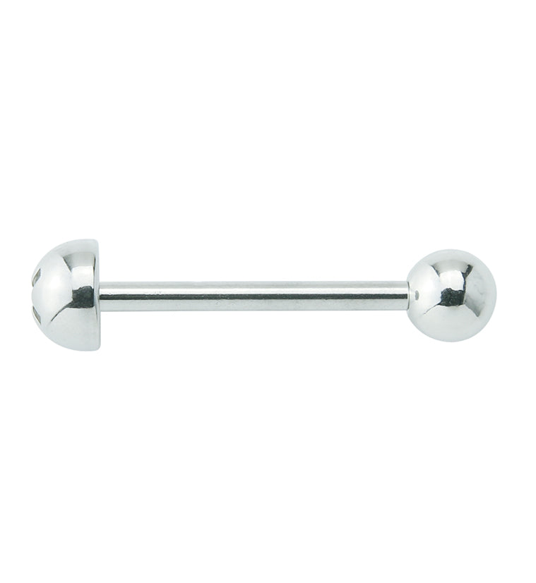 Screw Dome Top Stainless Steel Barbell