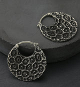 Sea Coral White Brass Hangers / Earrings