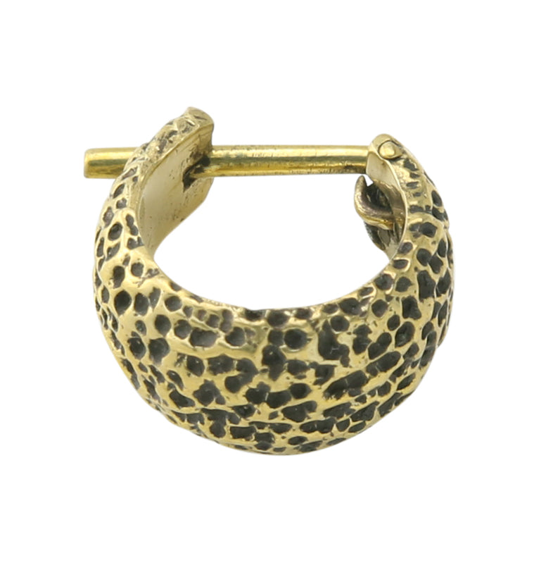 Sea Sponge Brass Hinged Rings