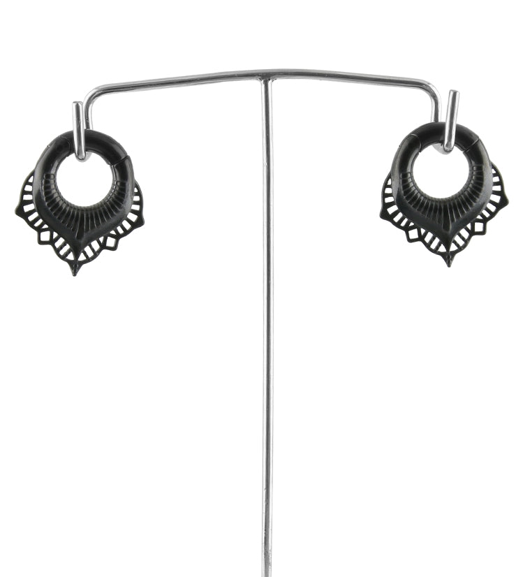 Black PVD Sequin Ear Weights