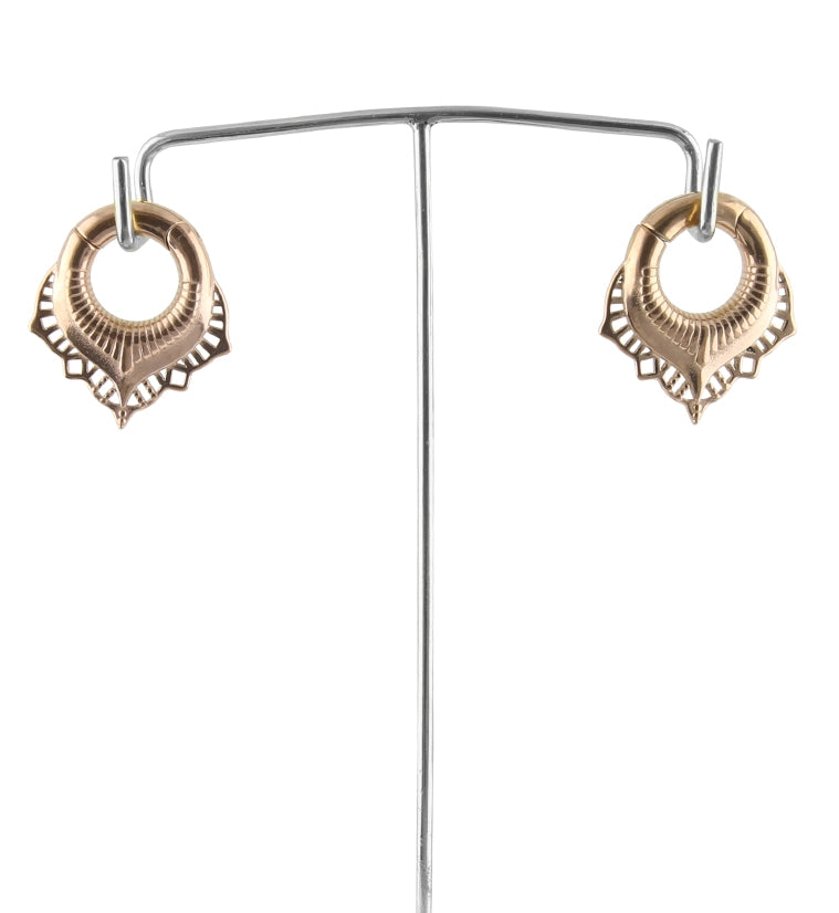 Rose Gold PVD Sequin Ear Weights